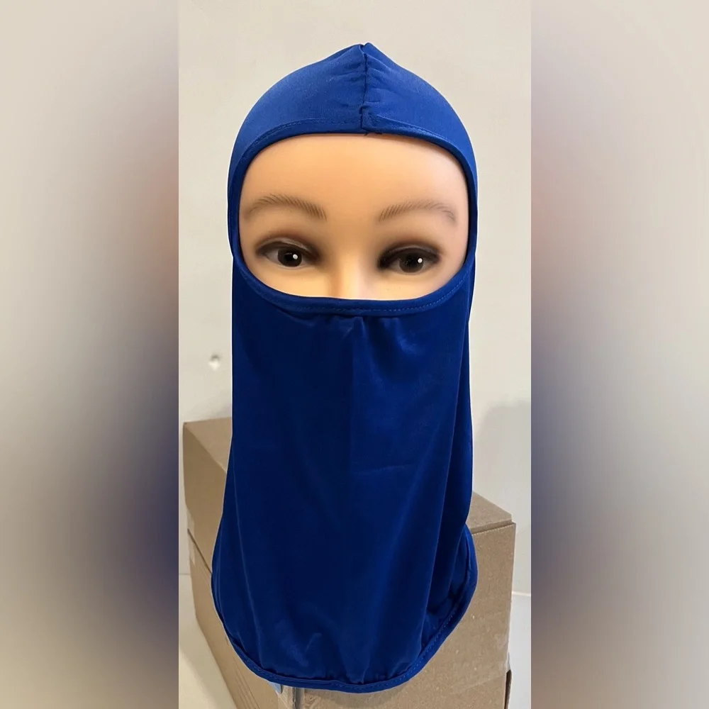 Blue (Unisex) Tactical Balaclava Windproof Hood Face Ski Mask Men & Women